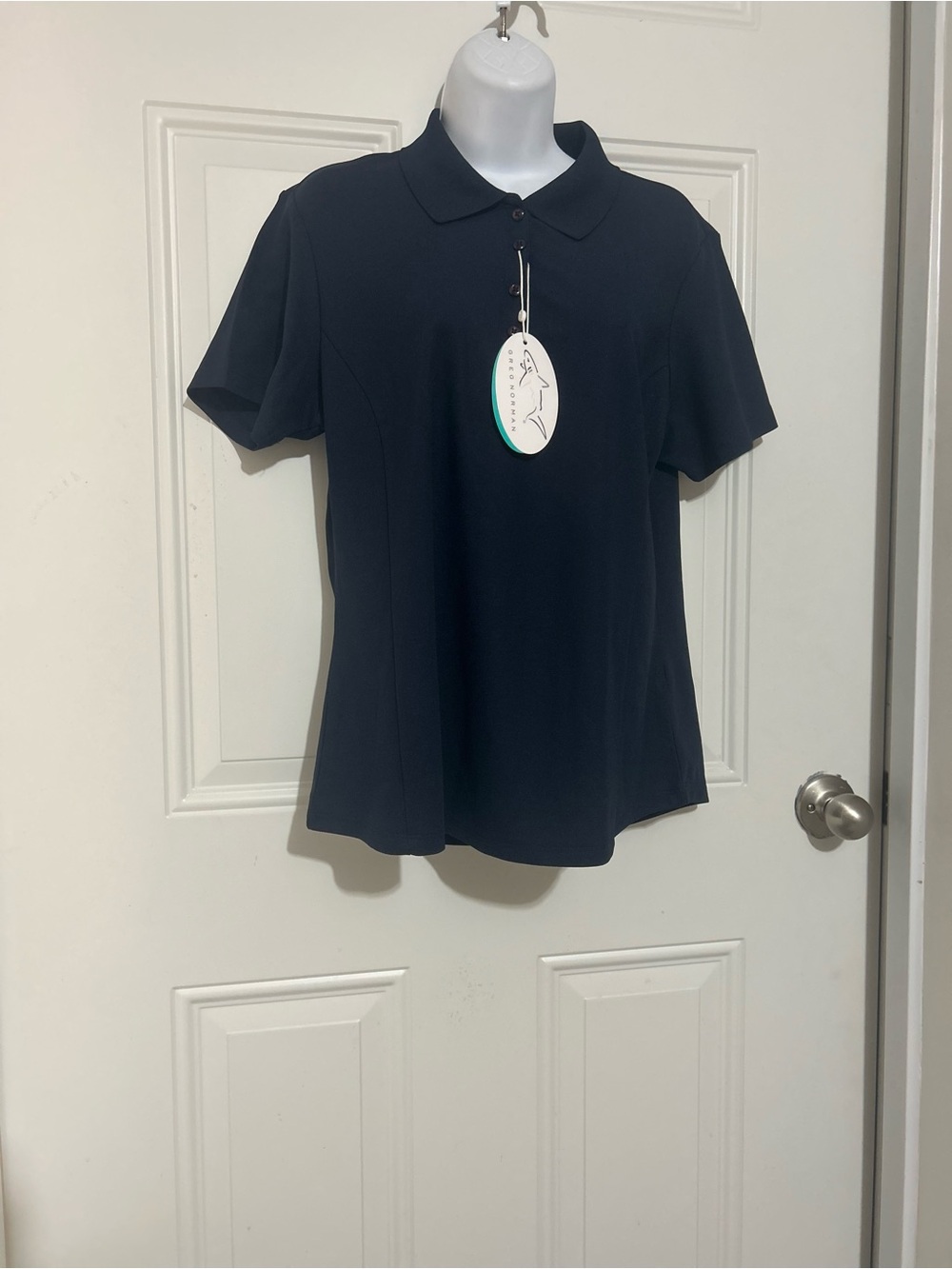 Greg Norman Collection Navy Short-Sleeve Polo